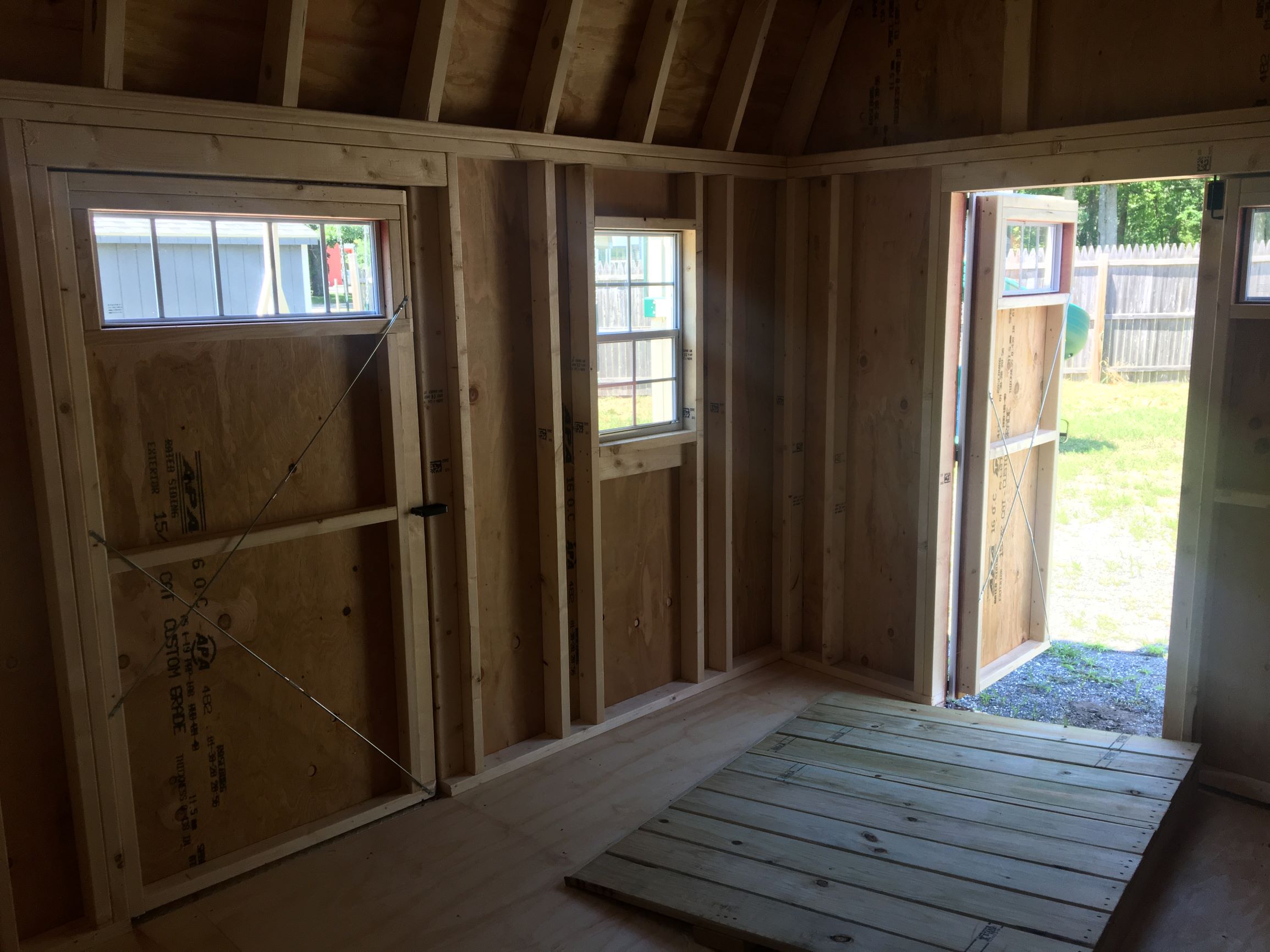 24′ x 30′ pole barn garage – hicksville, ohio